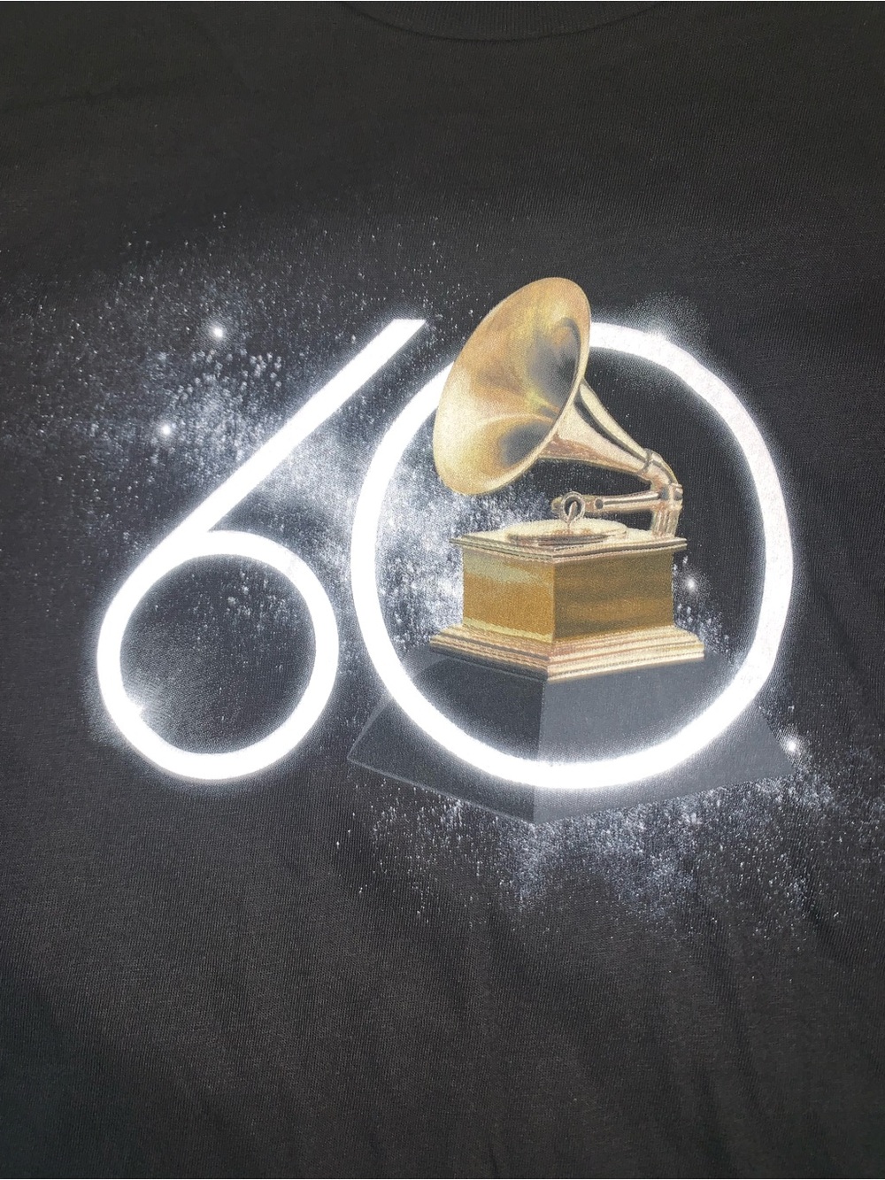 GRAMMY AWARDS 60th Short Sleeve Tee with Nominees on Back! 2 in stock Medium